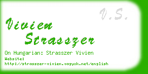 vivien strasszer business card